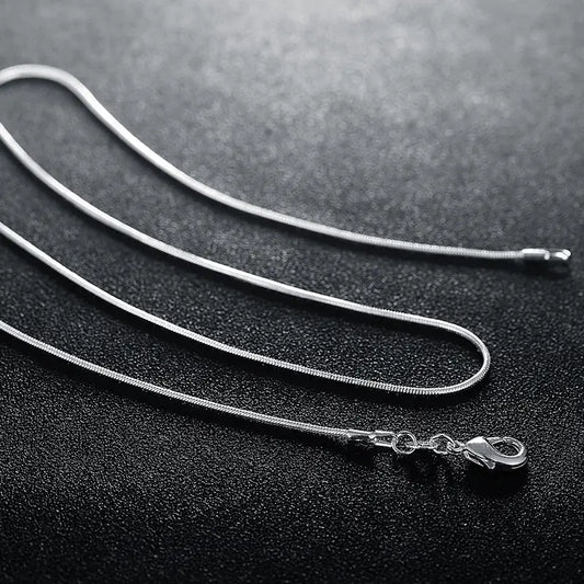zilveren neutrale ketting