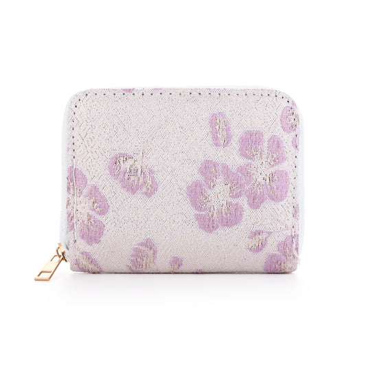 kleine bloemen portomonee Purple