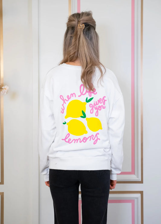 sweater citroen wit