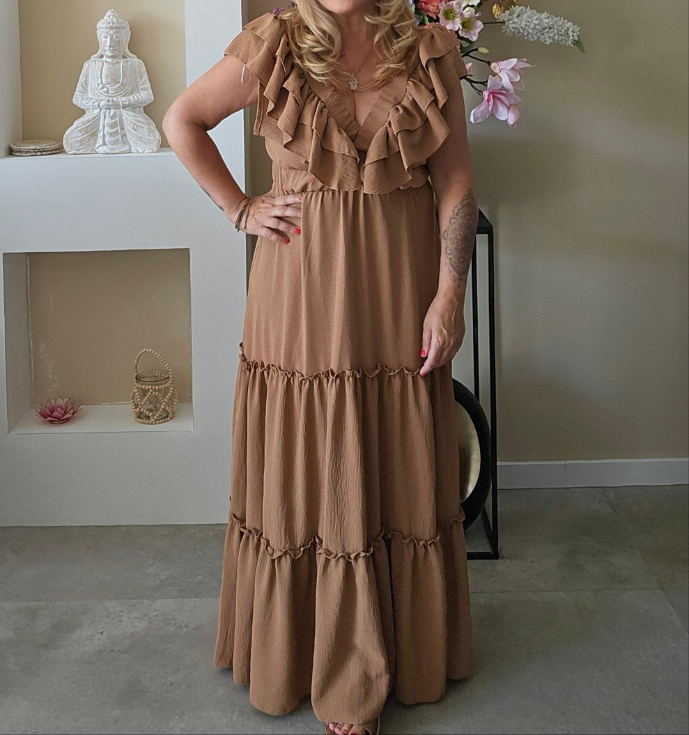 Ruffle jurk