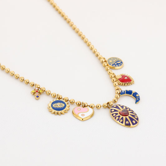Bedelketting Gold Galaxy