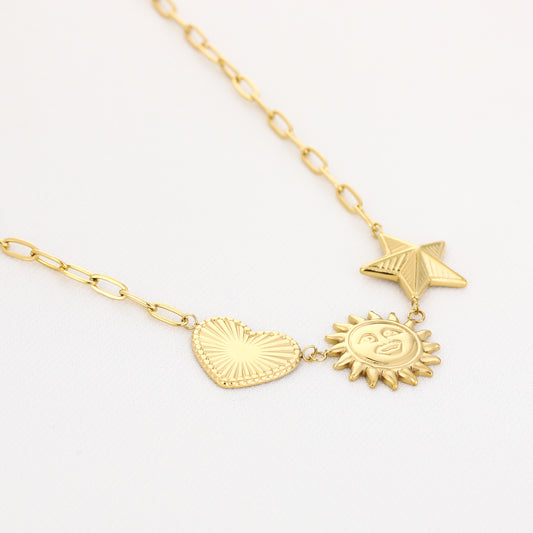 XL bedels ketting Star