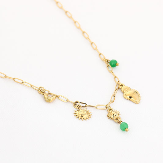 Schell bedel ketting Gold
