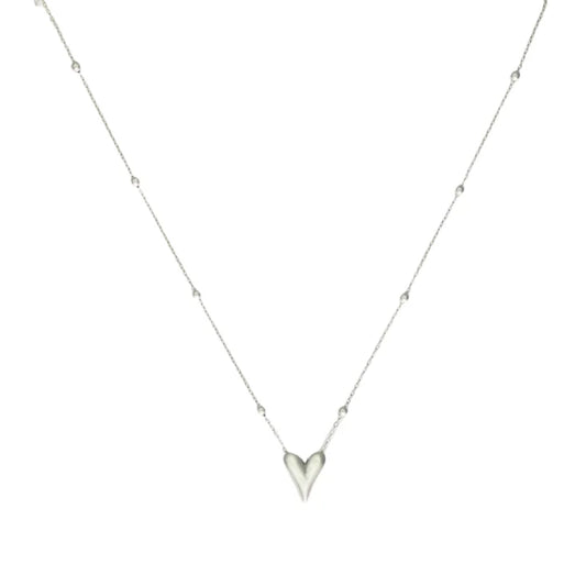 Heart Necklese Sateliet